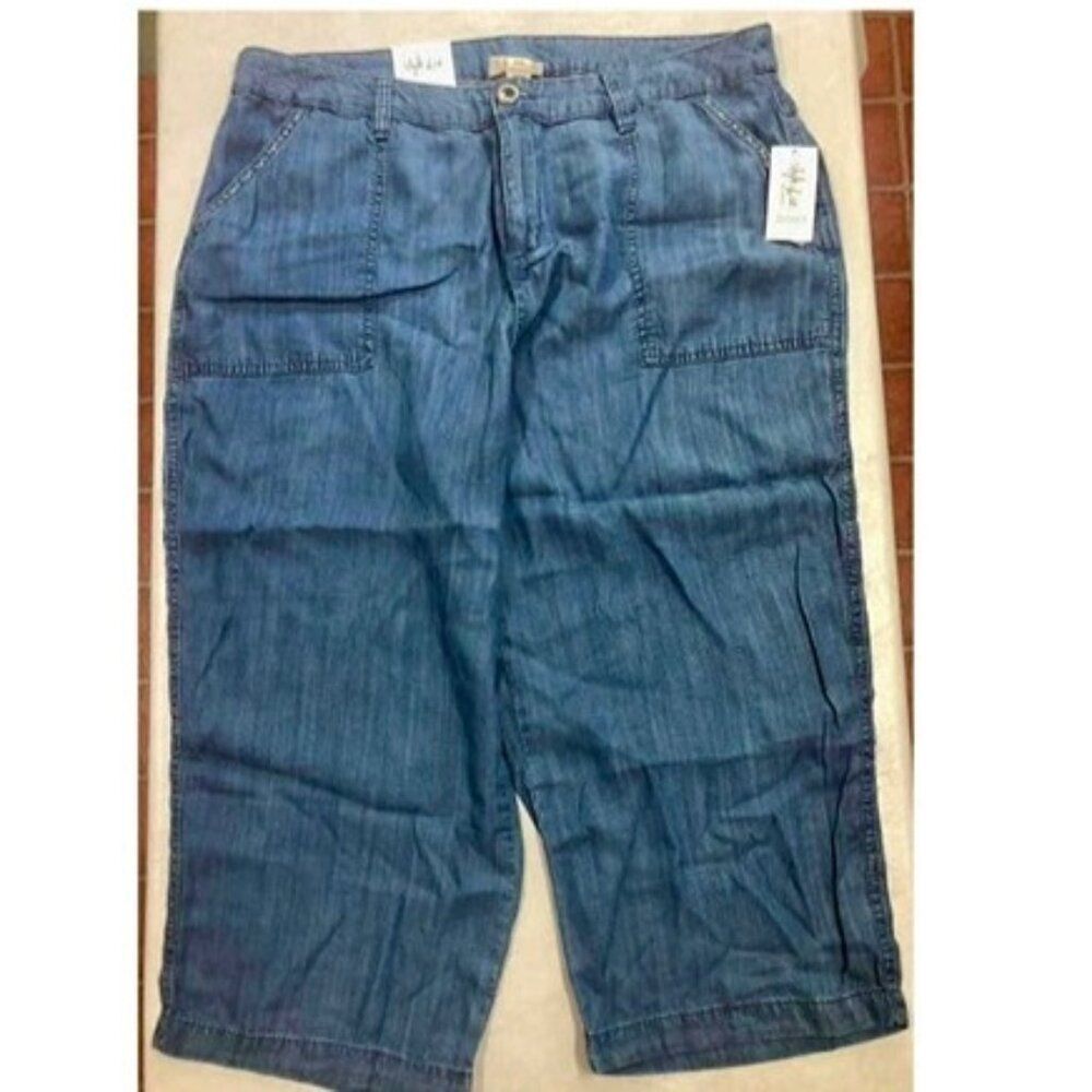 Style & co cropped pants size 16w new with tags.